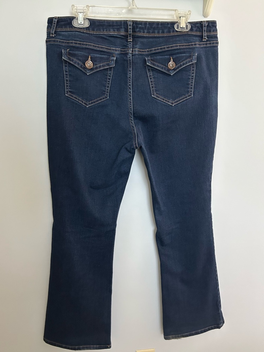 Simply Vera Vera Wang Dark Blue Bootcut Jeans 16P 16 petite